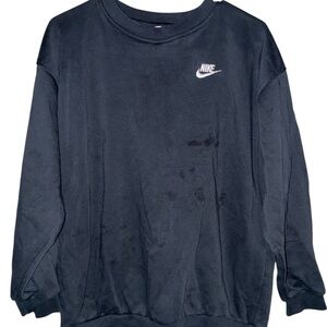 Nike Women’s Pullover Crewneck Black Sweater XL